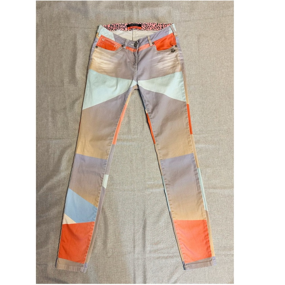 Scotch & Soda Multicolor Patchwork Skinny Jeans